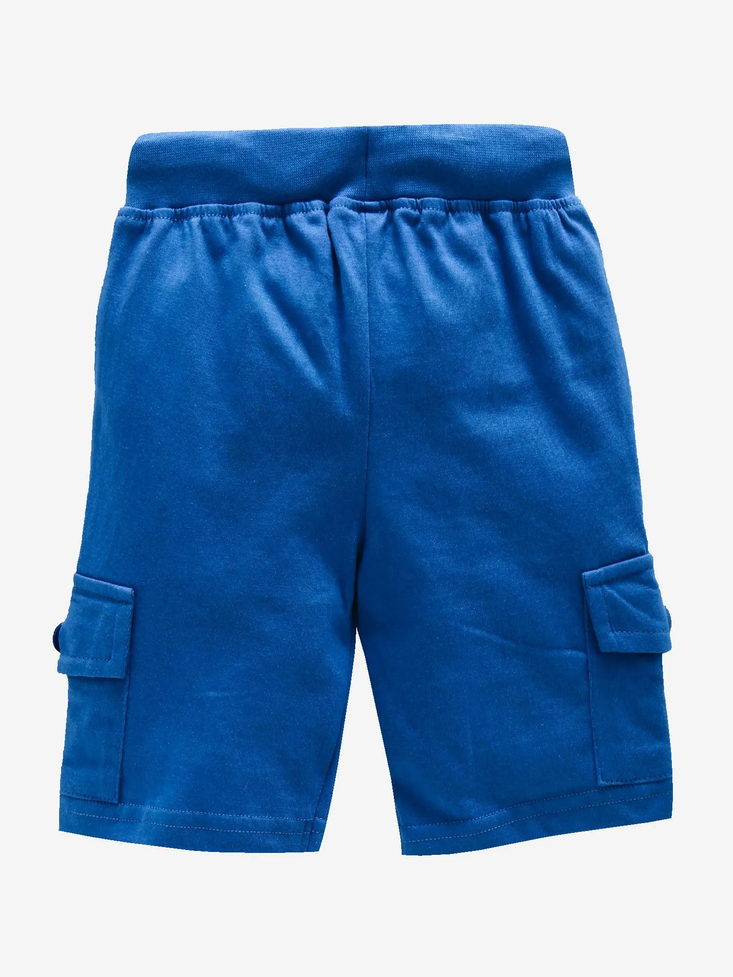 Boys Round Neck Half Sleeve Tee & Knit Cargo Short Set