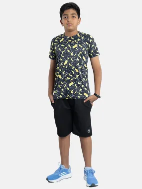 Boys Round Neck Sports Tee & Short Set