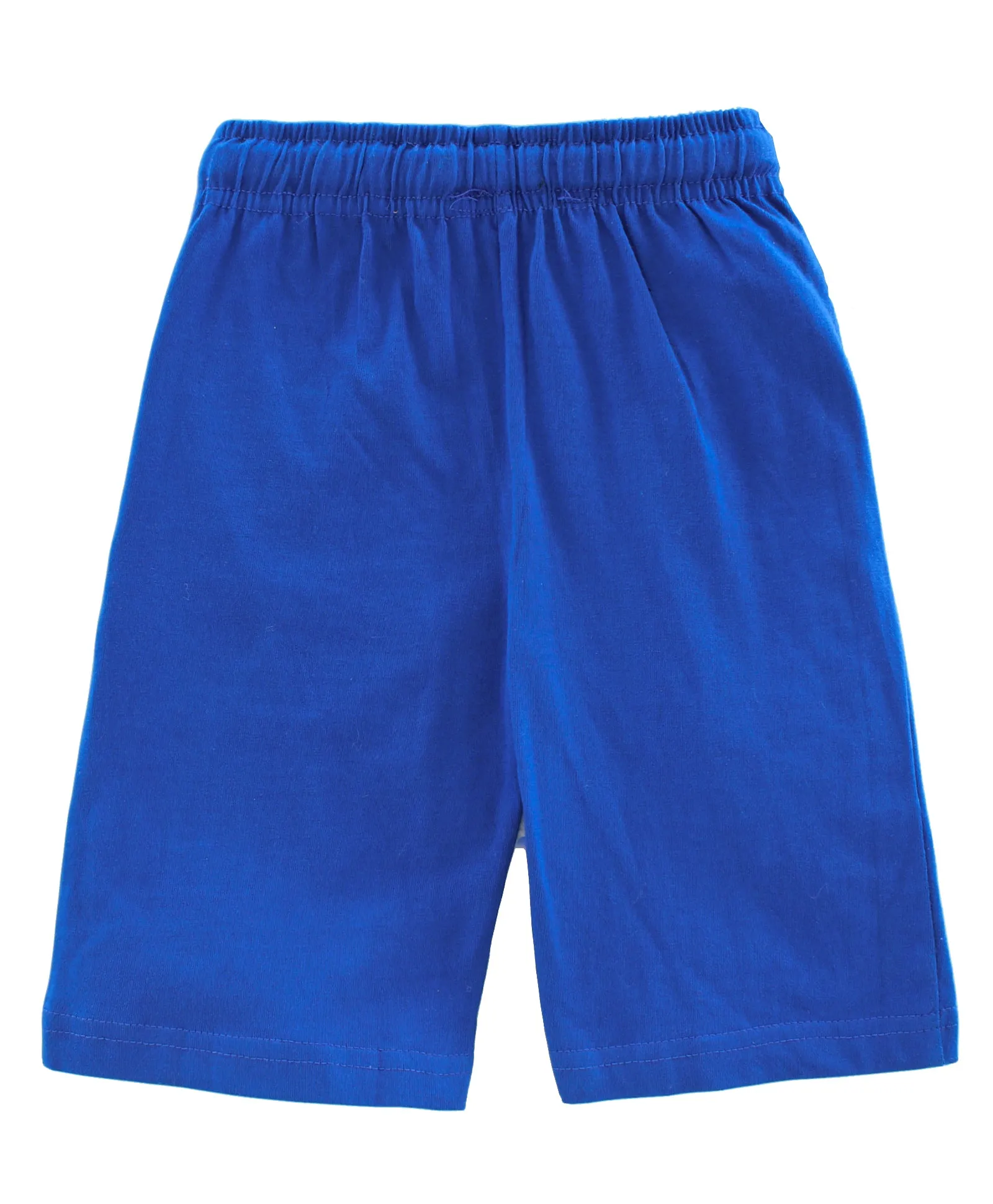 Boys Solid Knit Knee length Shorts- Pack of 2