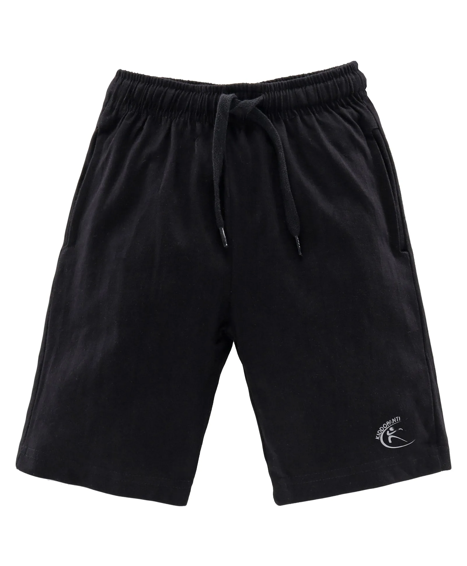 Boys Solid Knit Knee length Shorts- Pack of 2