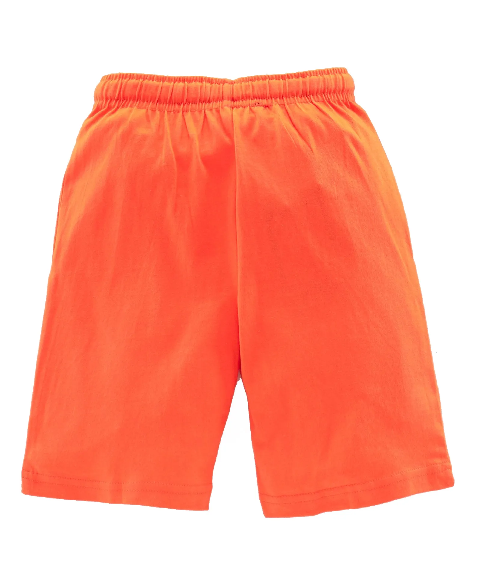 Boys Solid Knit Knee length Shorts- Pack of 2