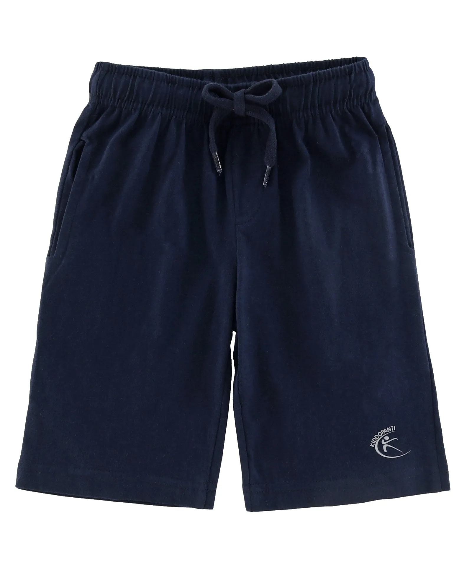 Boys Solid Knit Knee length Shorts- Pack of 2