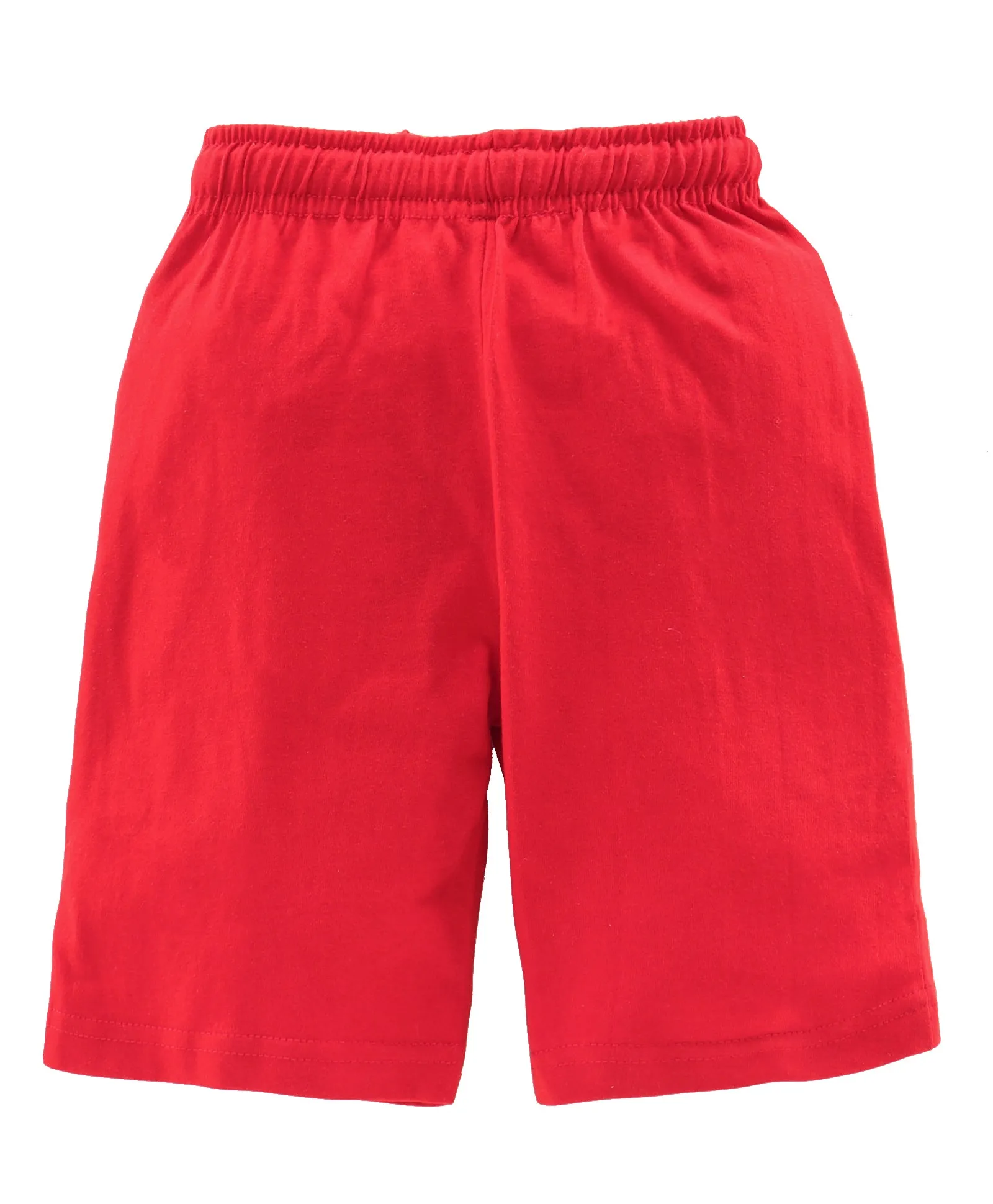 Boys Solid Knit Knee length Shorts- Pack of 2