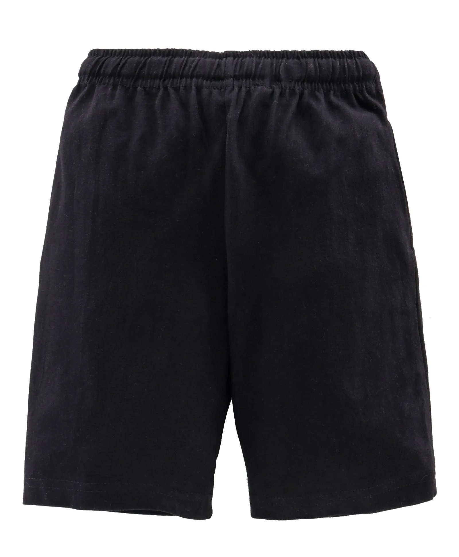 Boys Solid Knit Knee length Shorts- Pack of 2