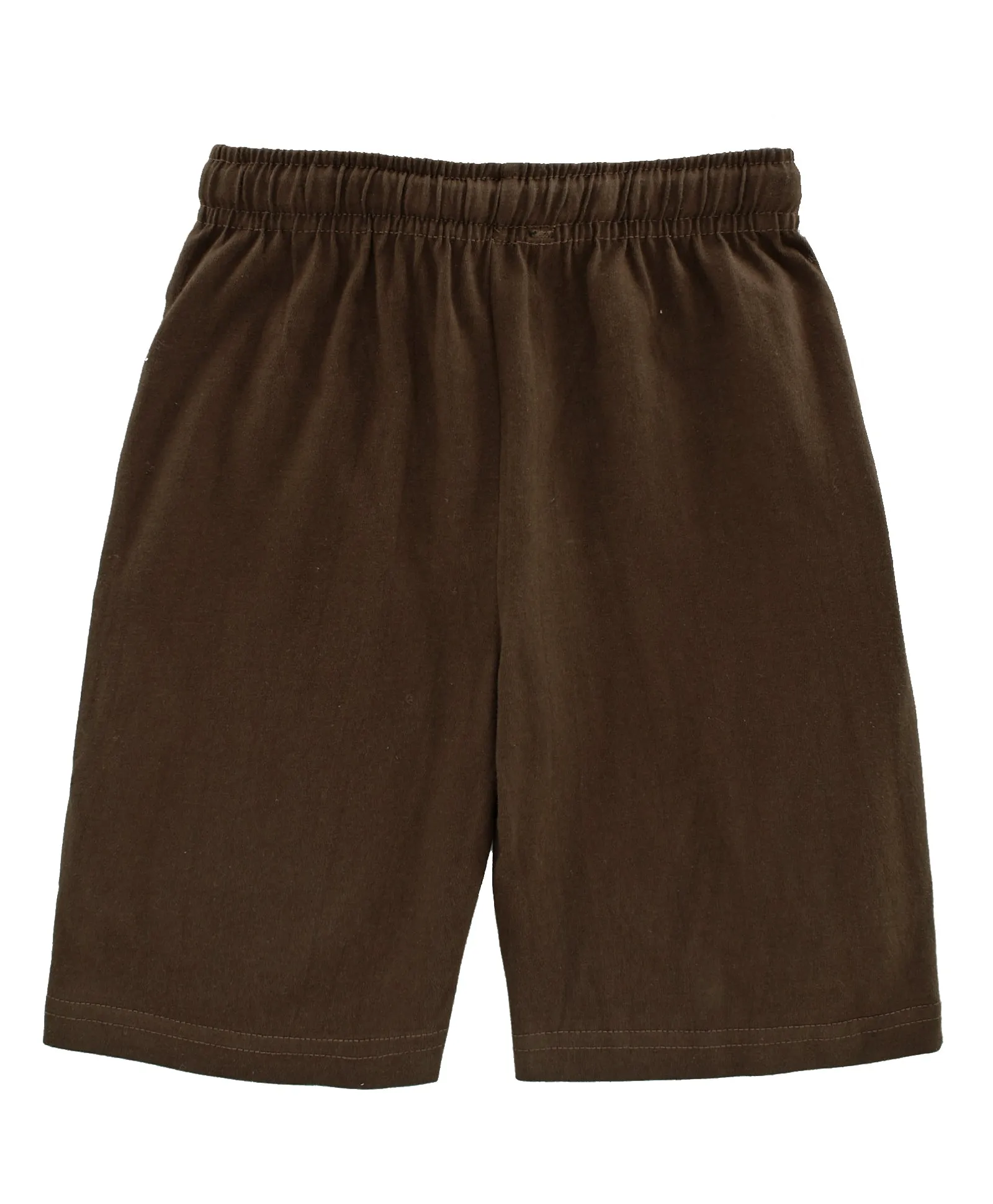 Boys Solid Knit Knee length Shorts- Pack of 2