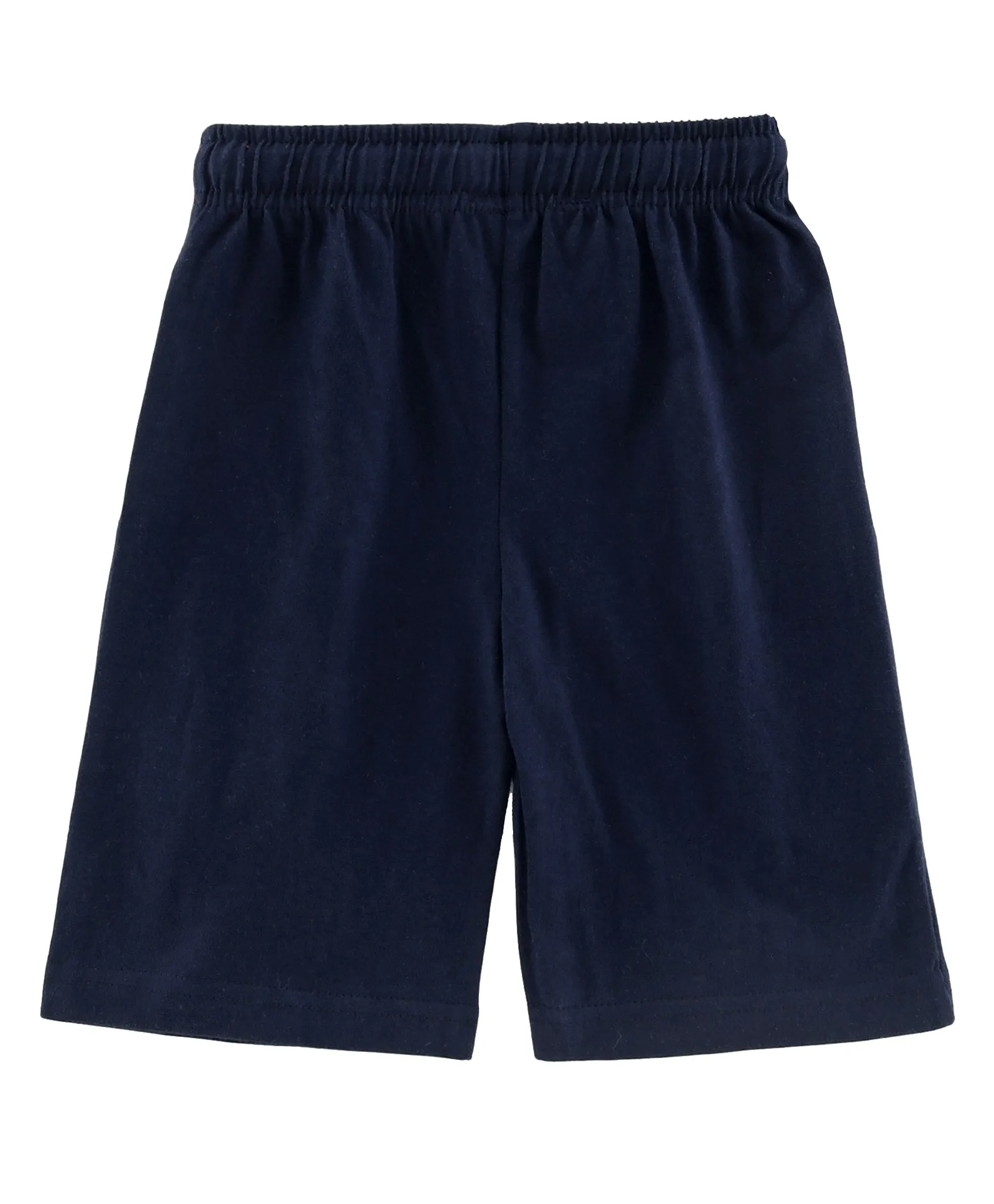 Boys Solid Knit Knee length Shorts- Pack of 2