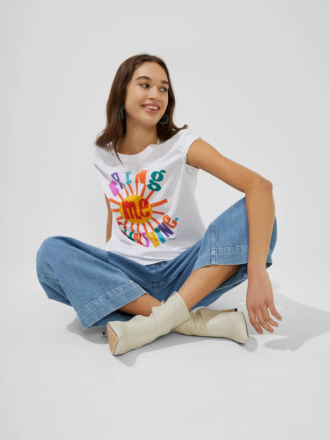 Bring Me Sunshine Organic Boyfit T-Shirt