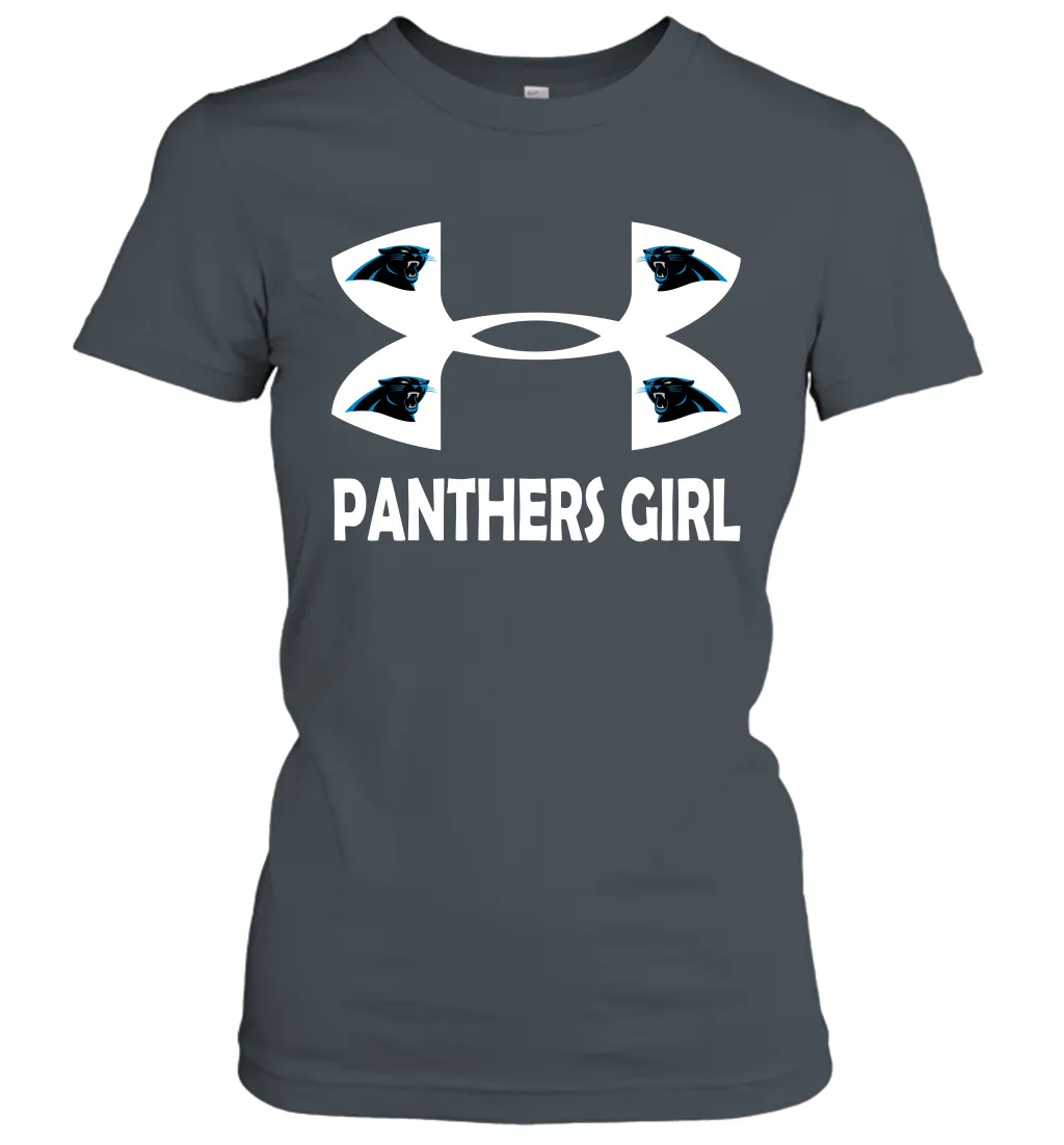 Carolina Panthers Girl Under Armour Football Short Sleeve