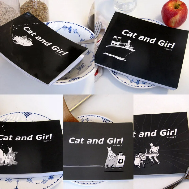 Cat and Girl Volumes One Through Five