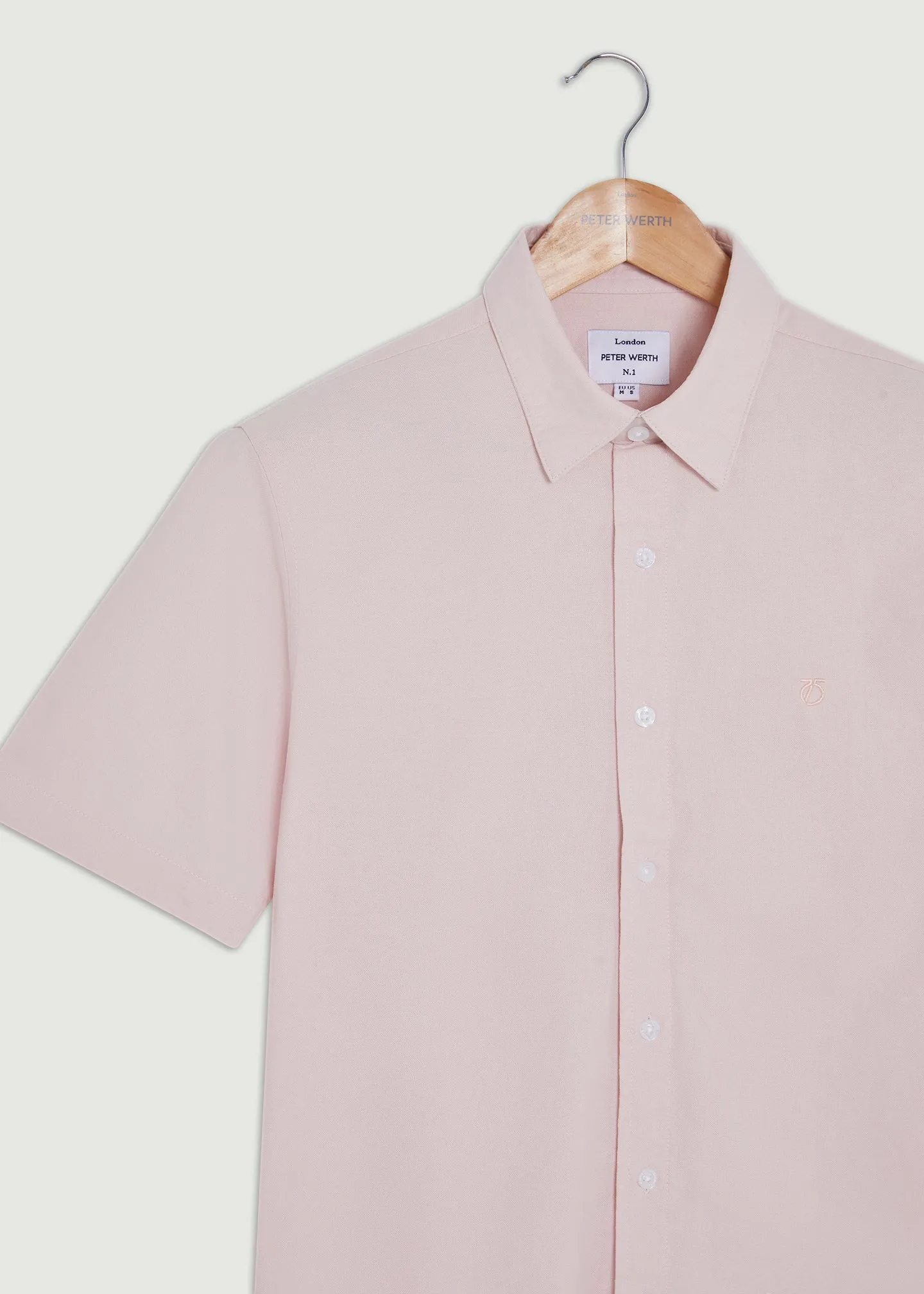 Short Sleeve Church Shirt in Pink - Men’s