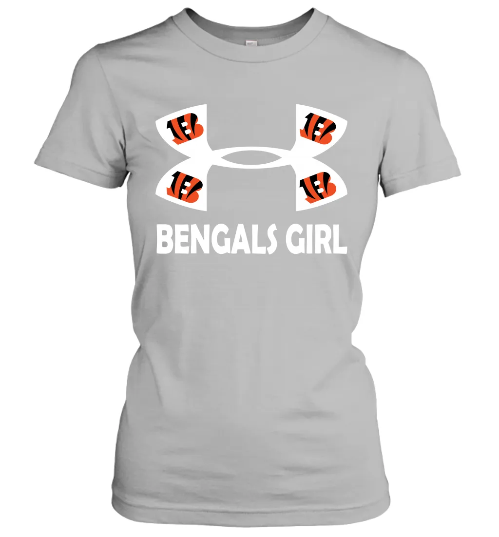 Cincinnati Bengals Girl Under Armour Football Short Sleeve