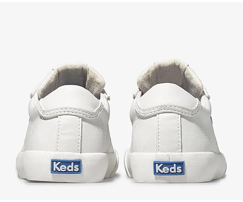 Crew Kick '75 Kid's Sneaker - White Leather