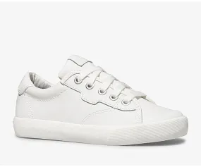 Crew Kick '75 Kid's Sneaker - White Leather