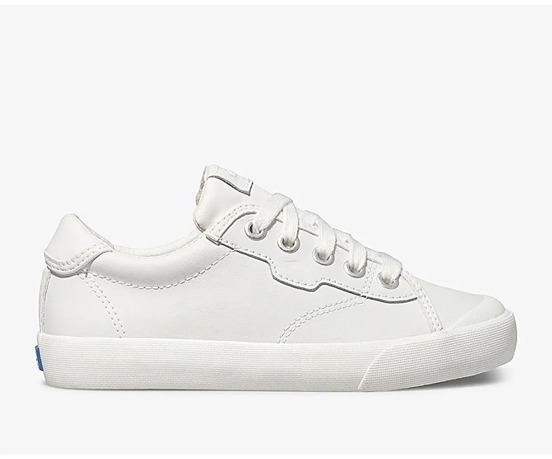 Crew Kick '75 Kid's Sneaker - White Leather