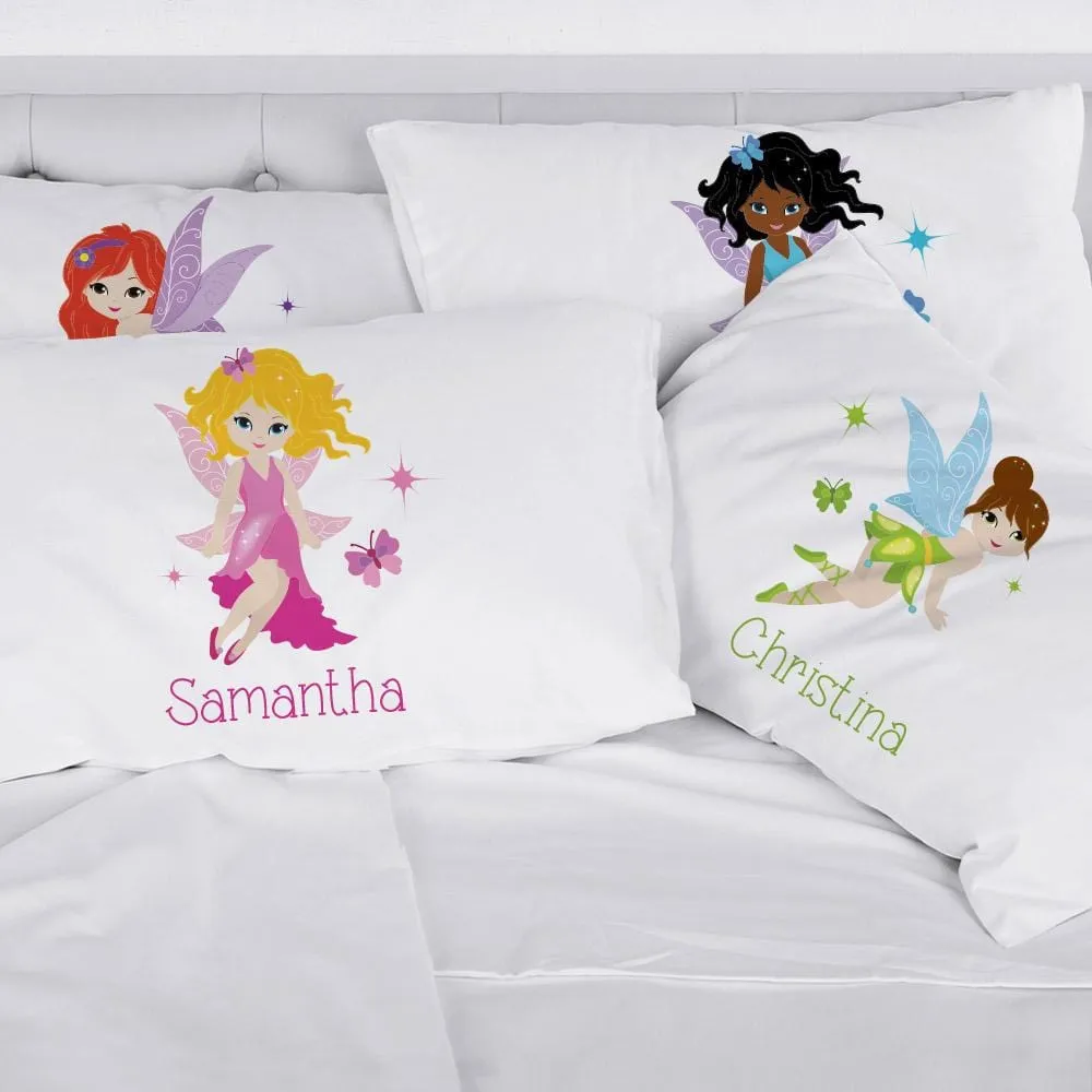 Customized Fairy Sleeping Pillowcase | Custom Pillow for Kids