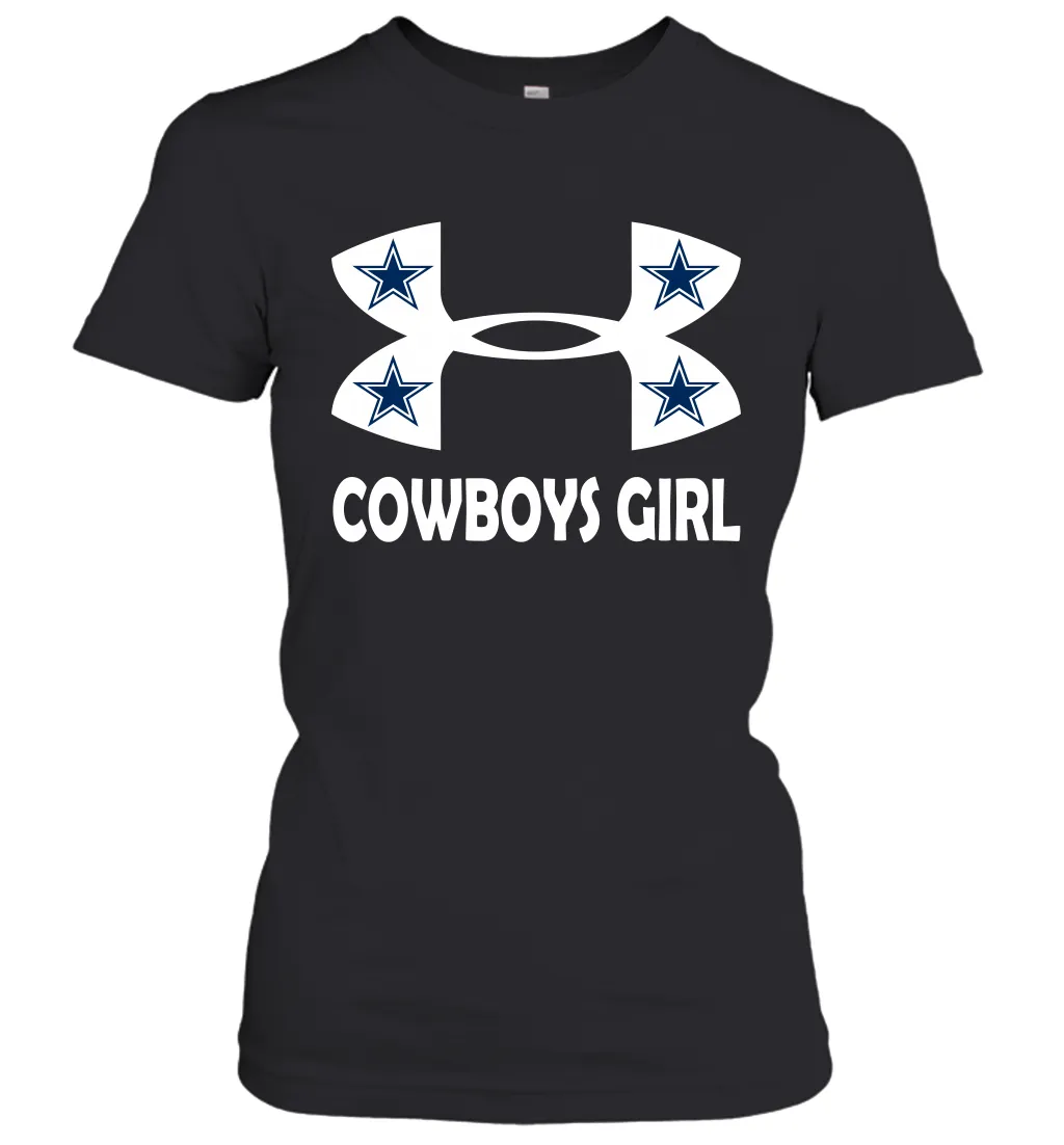 Dallas Cowboys Girl Under Armour Football Short Sleeve