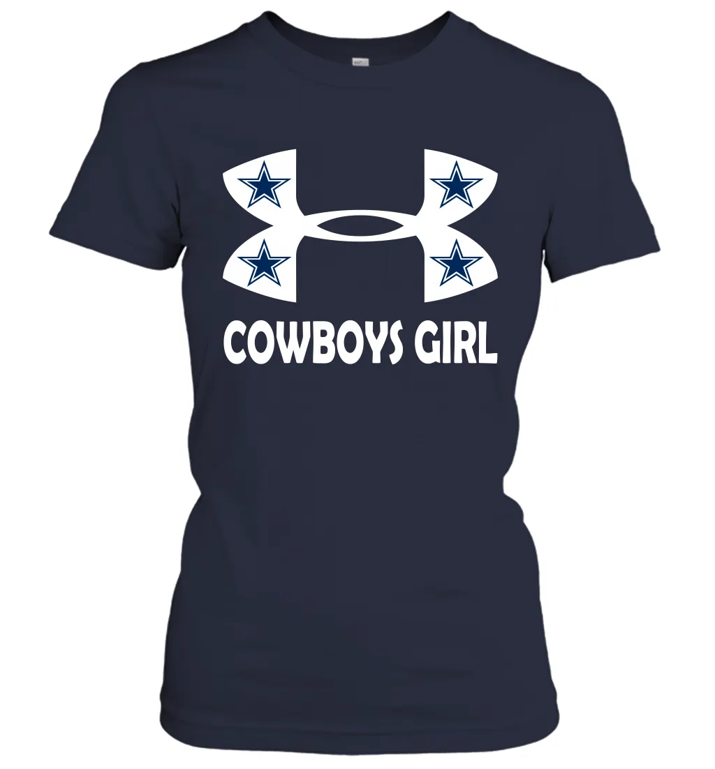 Dallas Cowboys Girl Under Armour Football Short Sleeve