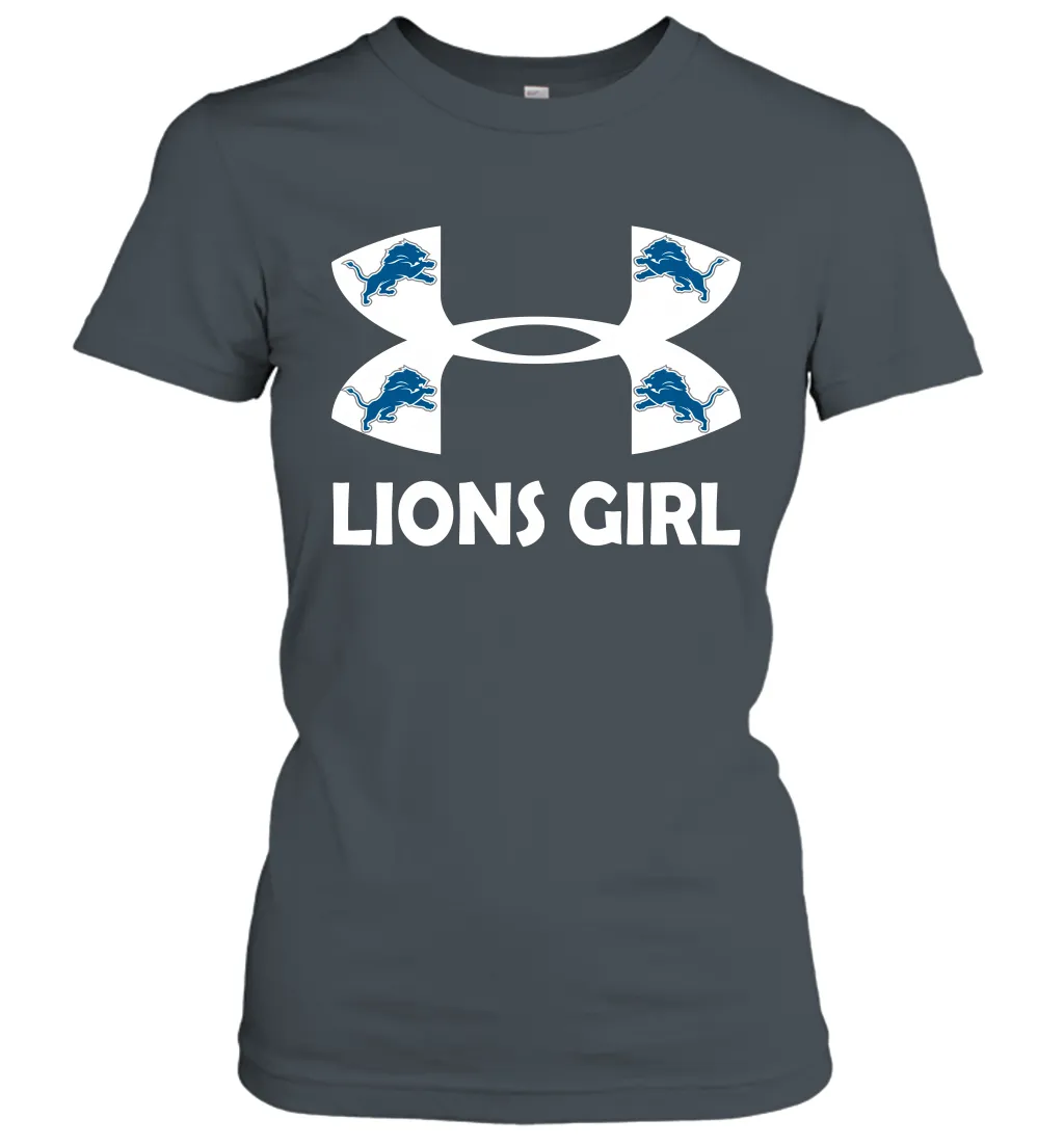 Detroit Lions Girl Under Armour Football Short Sleeve