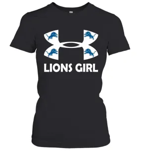 Detroit Lions Girl Under Armour Football Short Sleeve