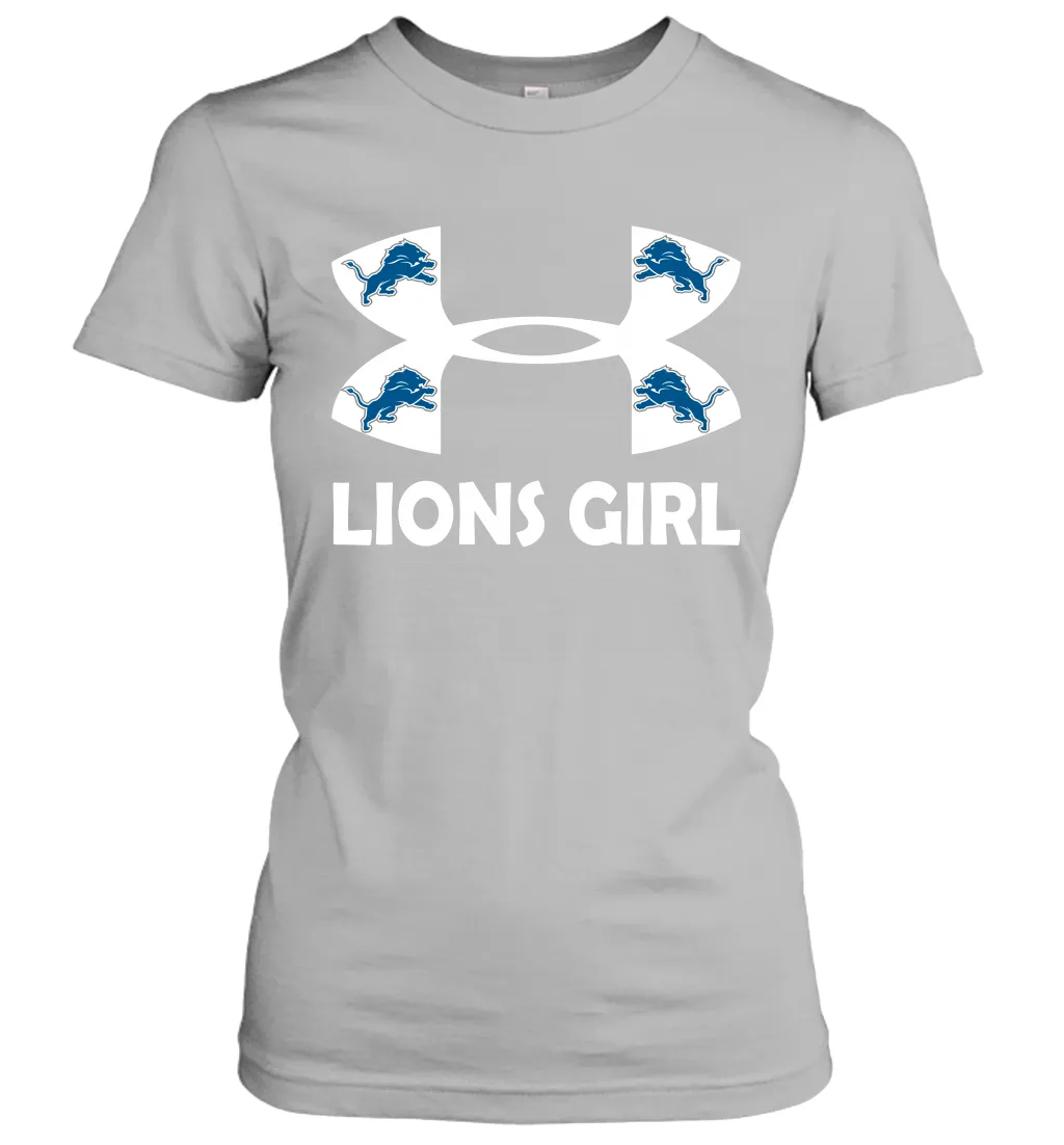 Detroit Lions Girl Under Armour Football Short Sleeve