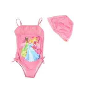 Disney 2 Pc Cap & Swimsuit - Disney Princesses