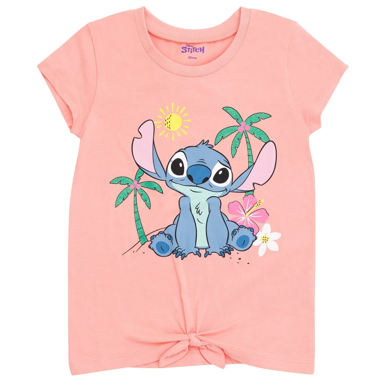 Disney Lilo & Stitch Stitch T-Shirt and Chambray Shorts Outfit Set