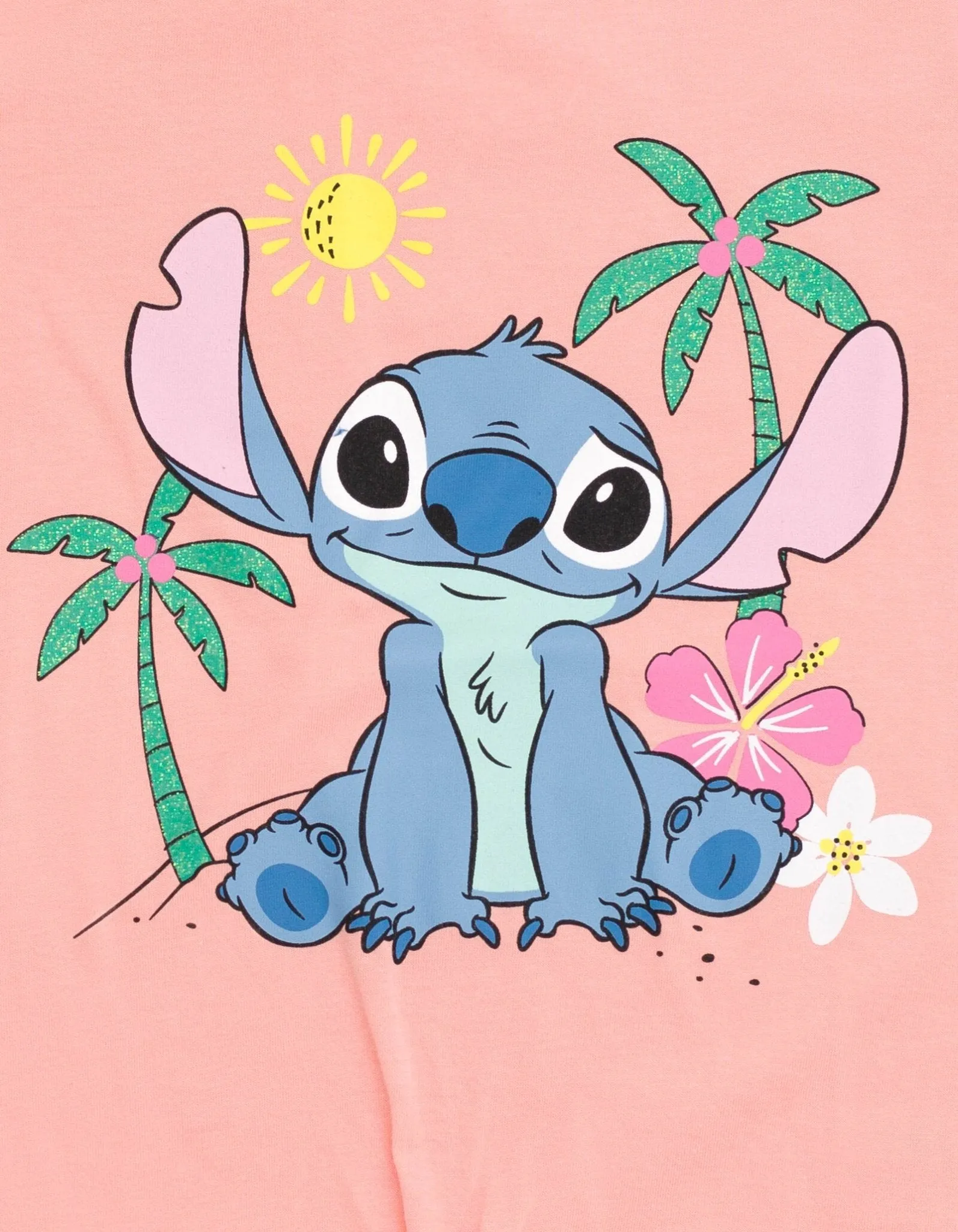 Disney Lilo & Stitch Stitch T-Shirt and Chambray Shorts Outfit Set