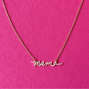 Ellison Young - Mama Script Necklace