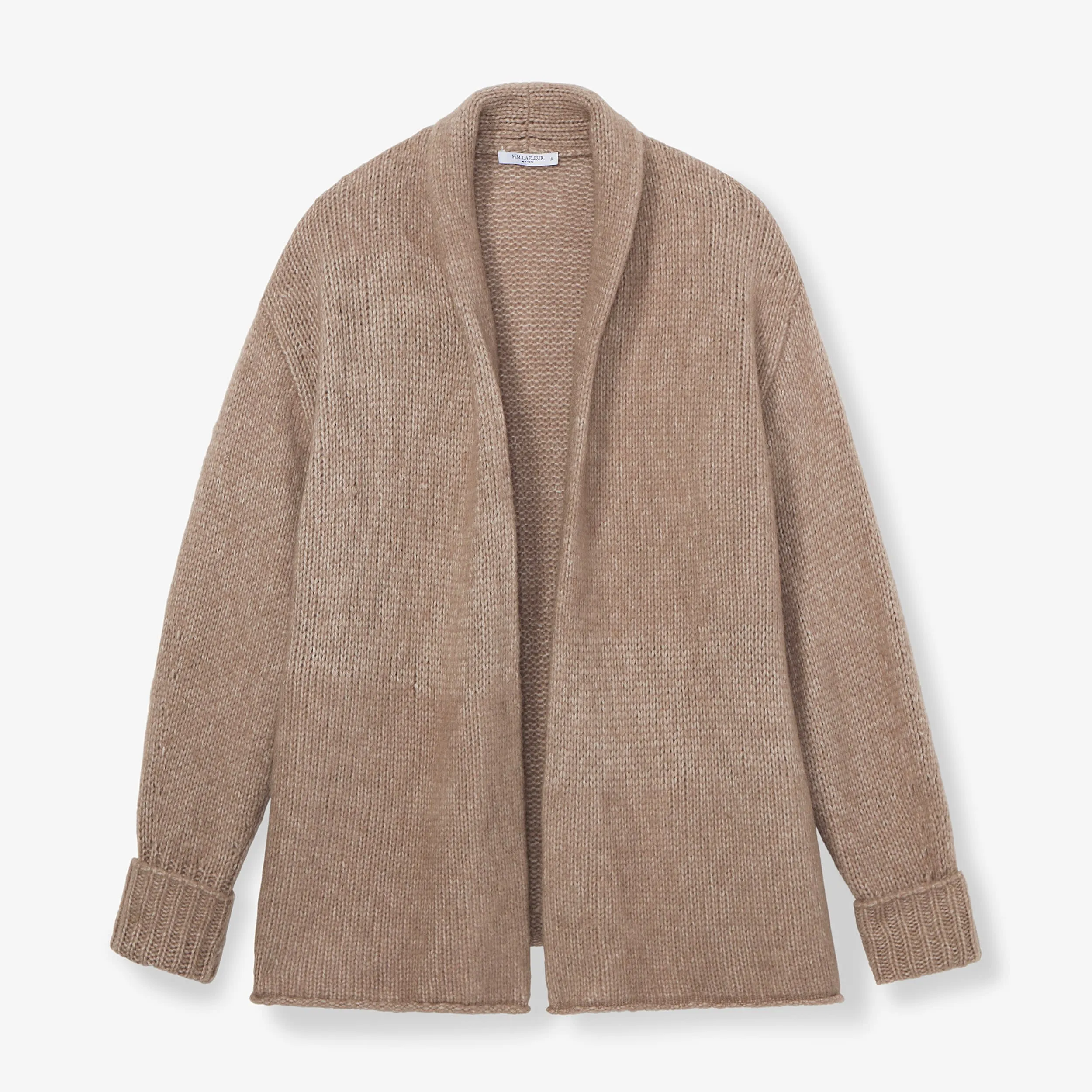 Frederick Cardigan - Fine Alpaca :: Dark Taupe