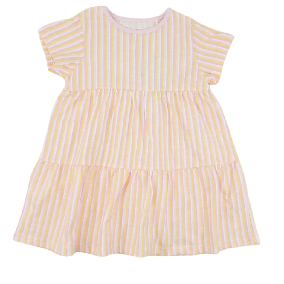 George Tiered Dress - Stripes