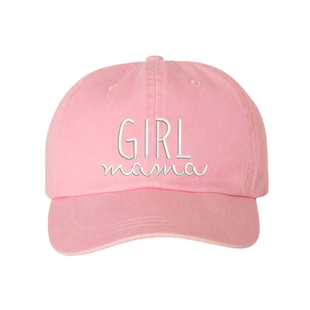 Girl Mama Washed Baseball Hat