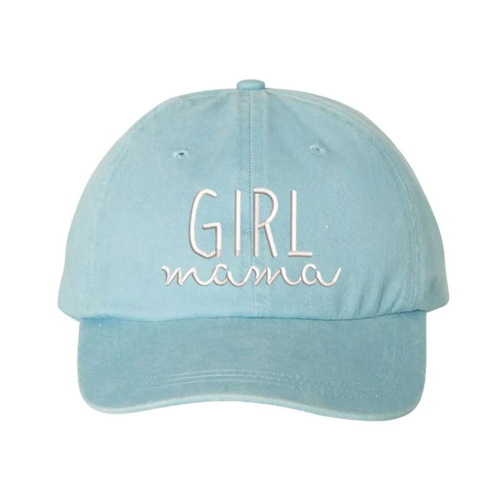 Girl Mama Washed Baseball Hat