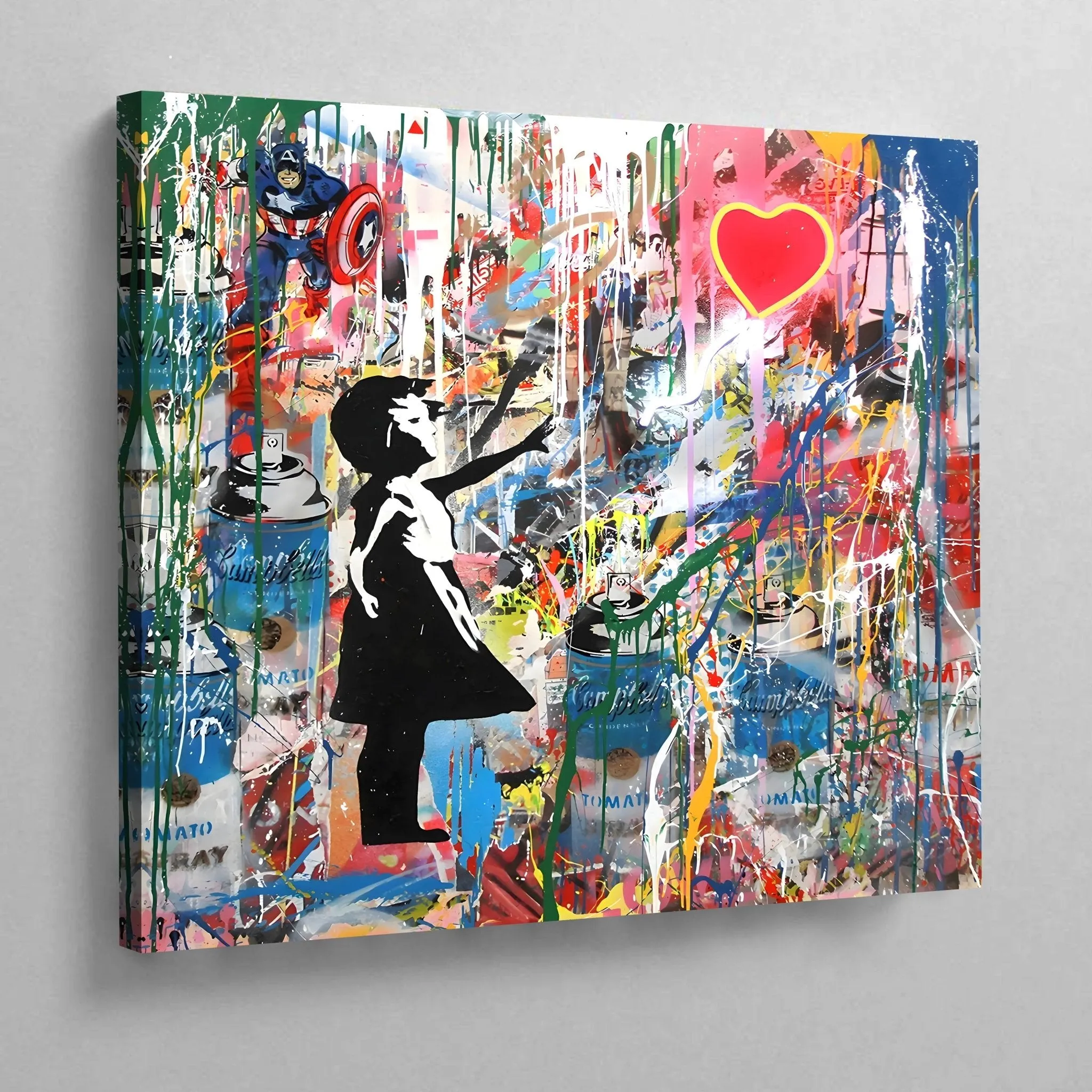 Girl With Balloon Wall Art