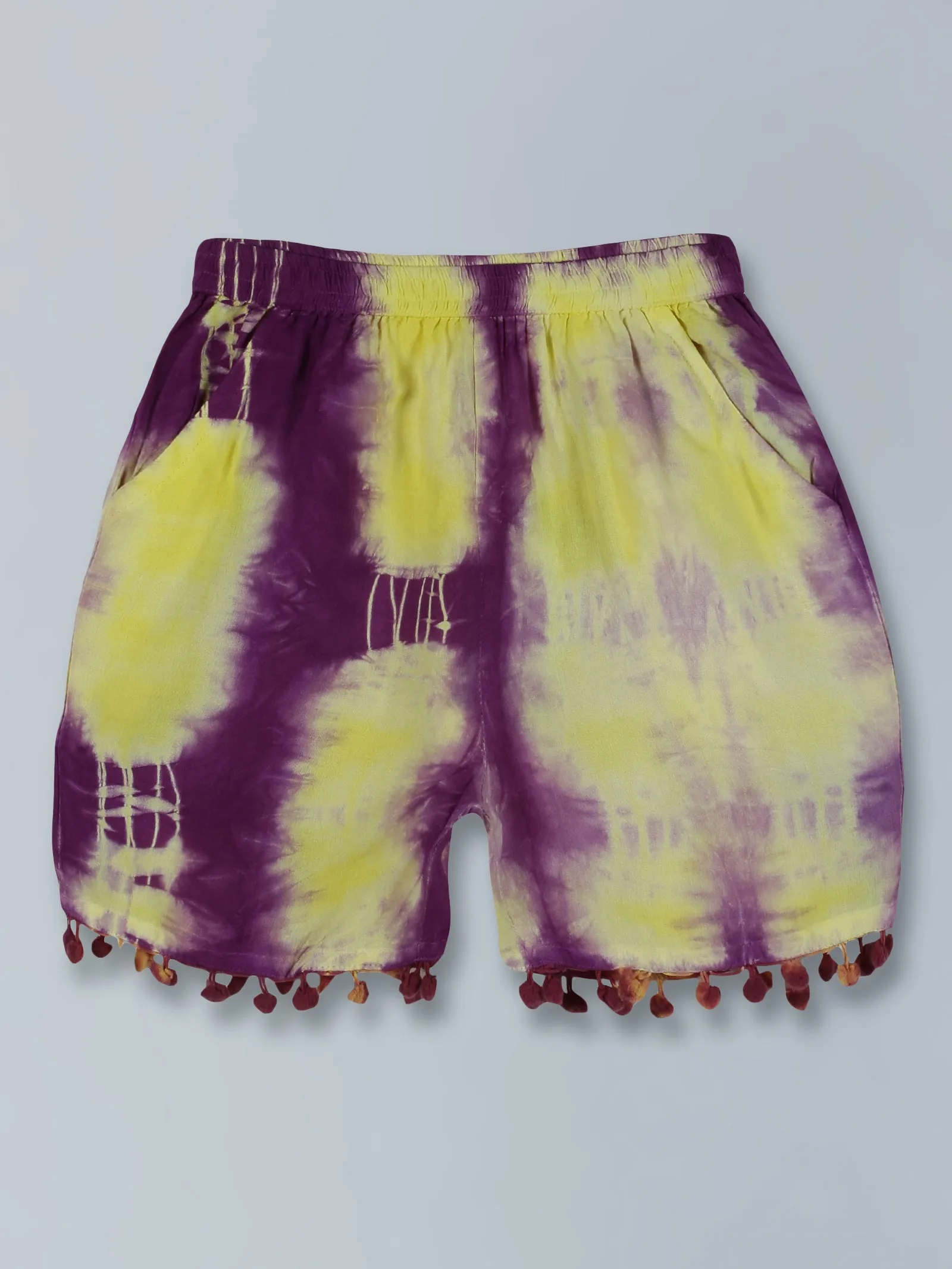 Girls AOP Print Shorts Pack of 5