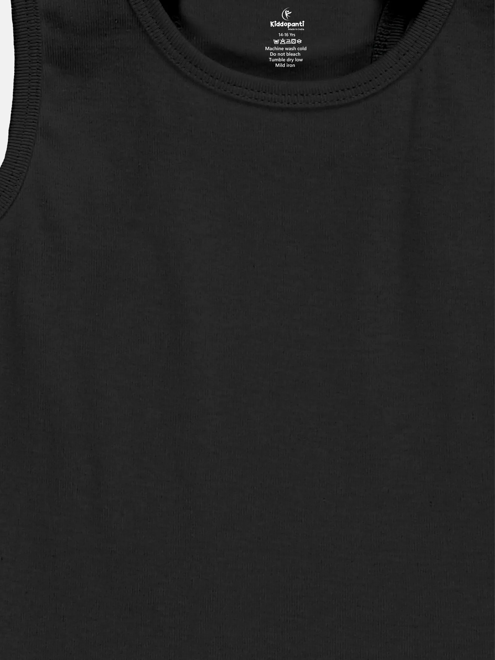 Girls Cotton Rib Racer Back Tank Top Pack Of 3