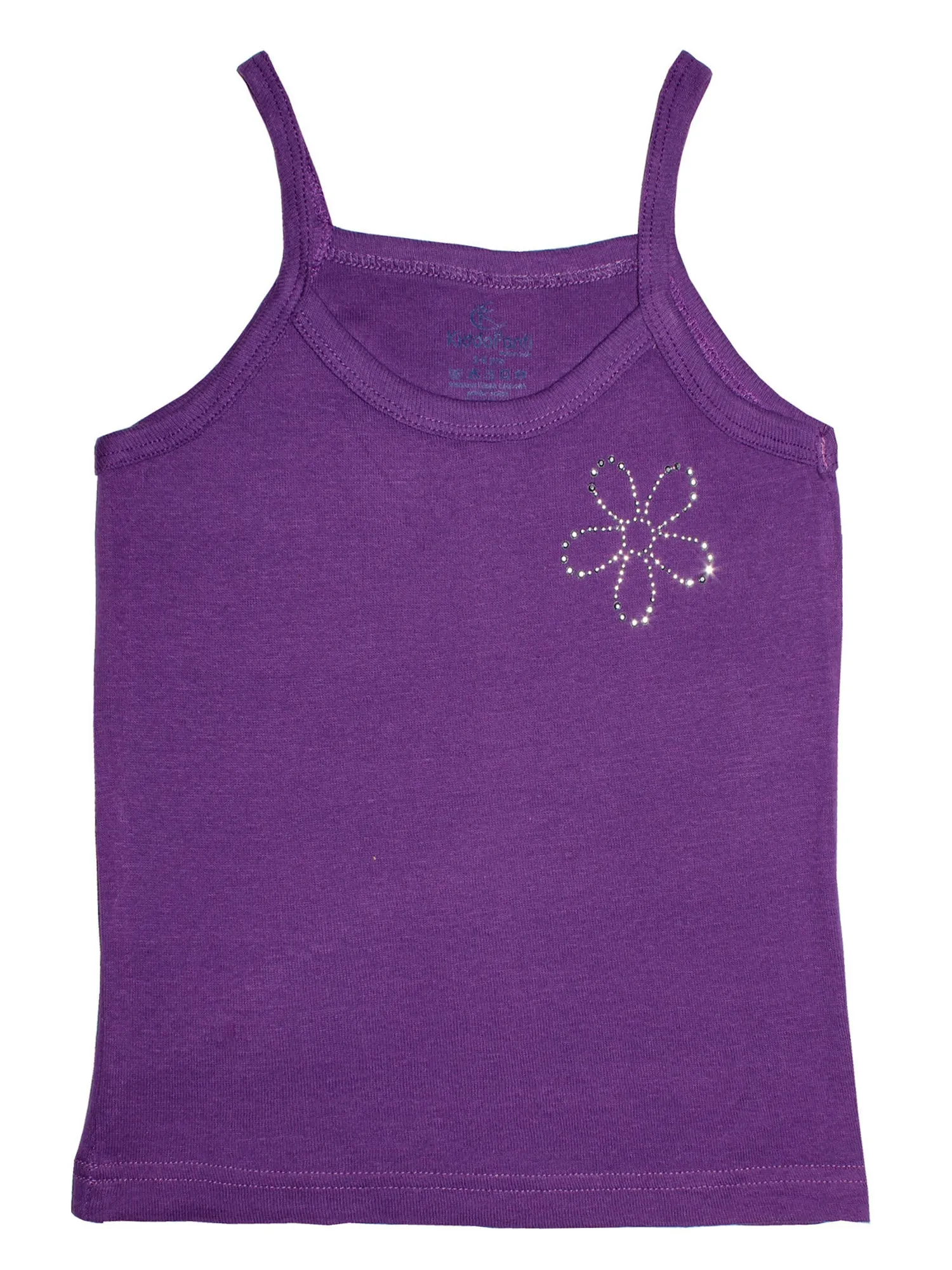 Girls Cotton Tank Top-Pack of 2