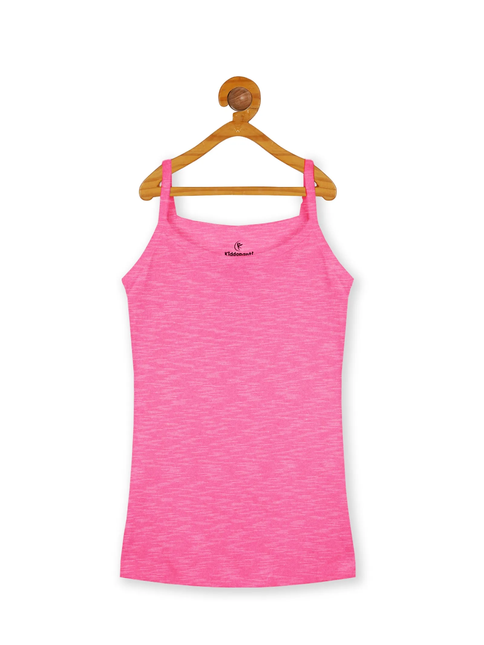 Girls Multi colors Solid Tank Top Pack of 3