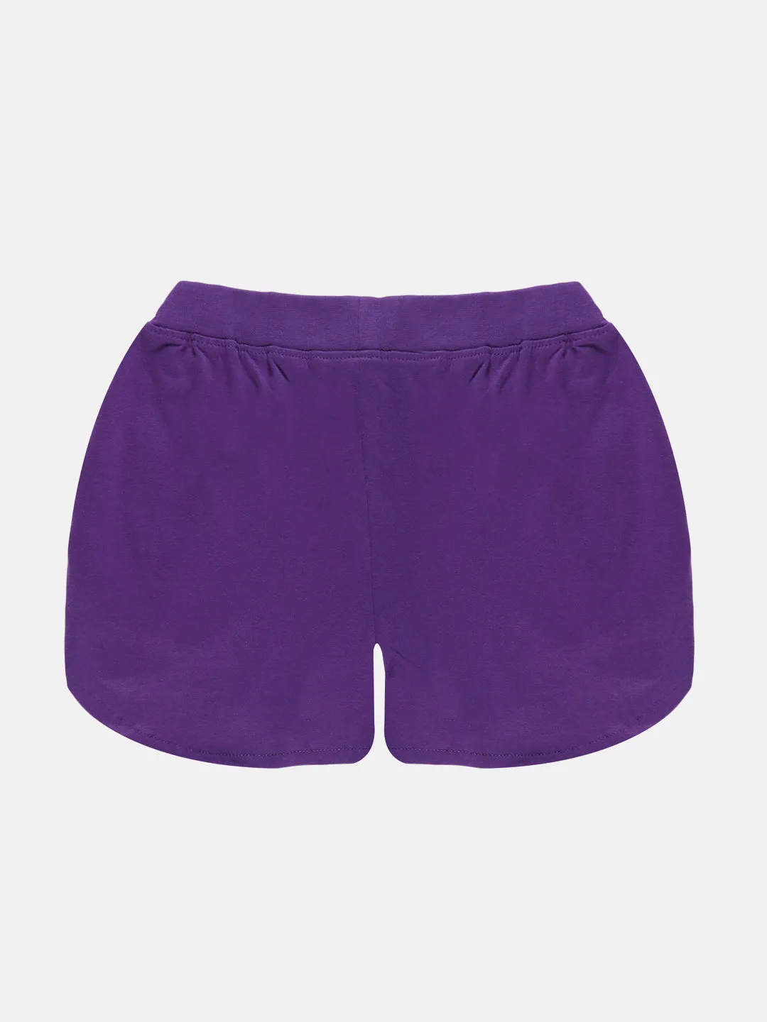 Girls Over Lap Shorts With Bow