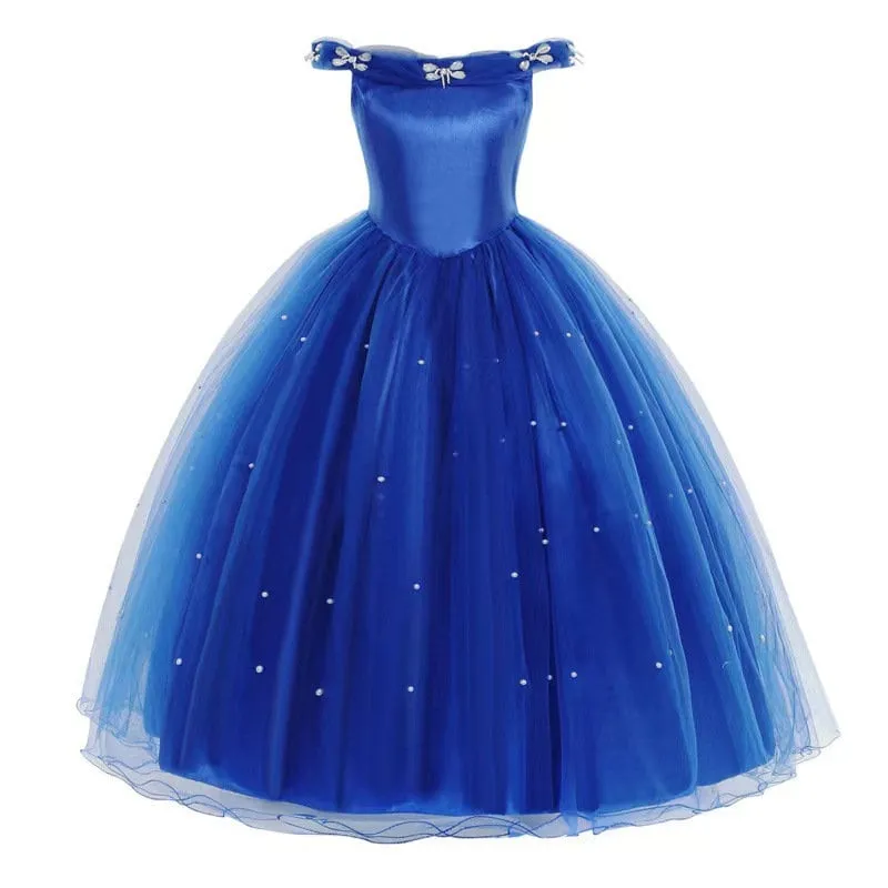 Girls Princess Cinderella Inspired Dress