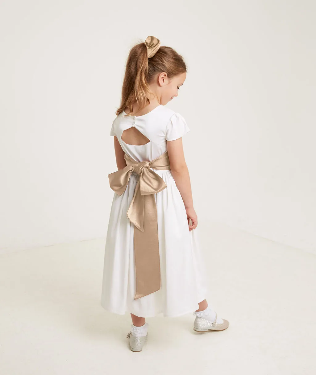 Girl's Satin Tie Back Belt