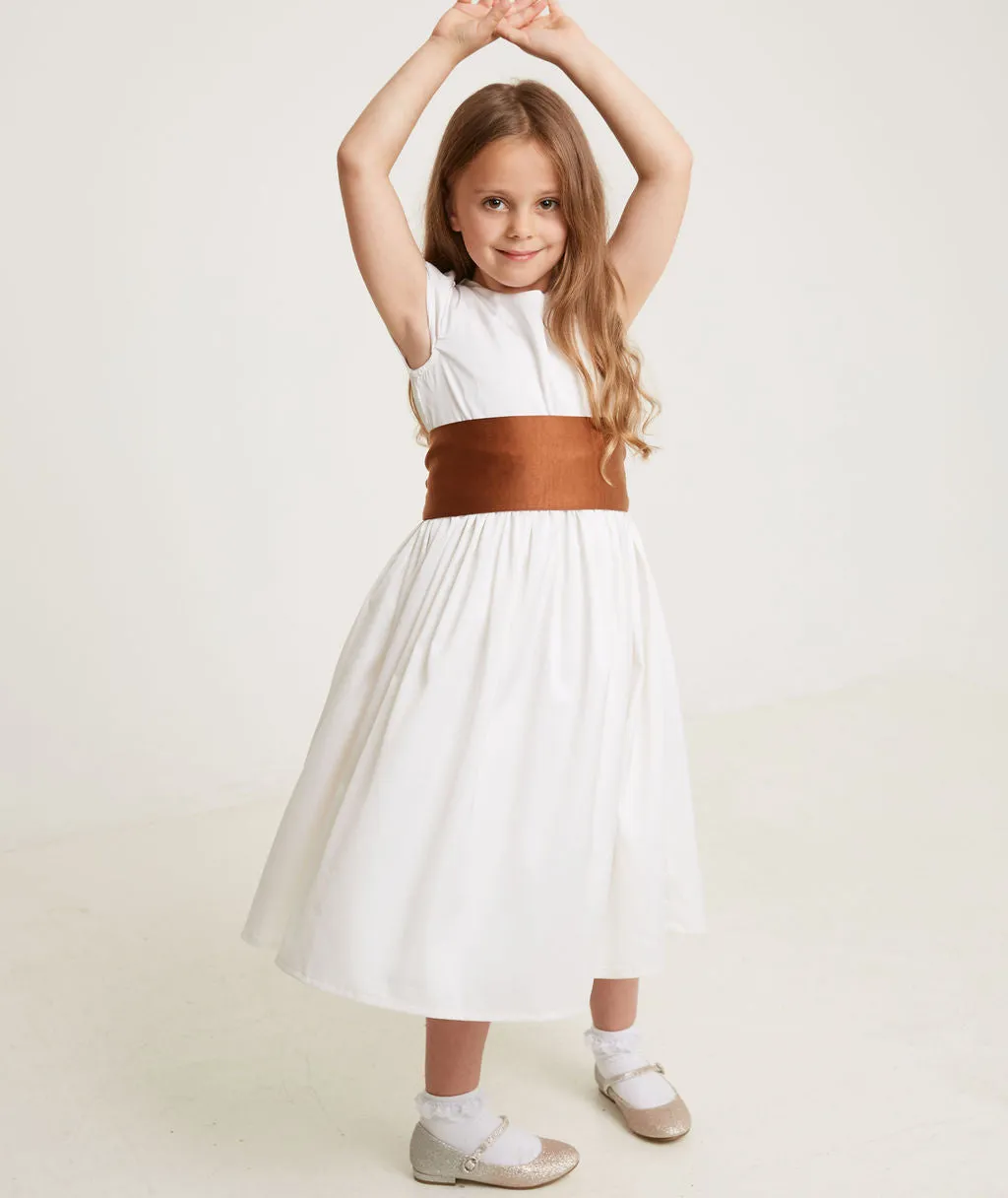 Girl's Satin Tie Back Belt