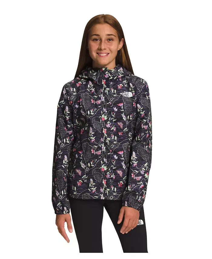 Girls' The North Face | Antora Rain Jacket | Black IWD Print