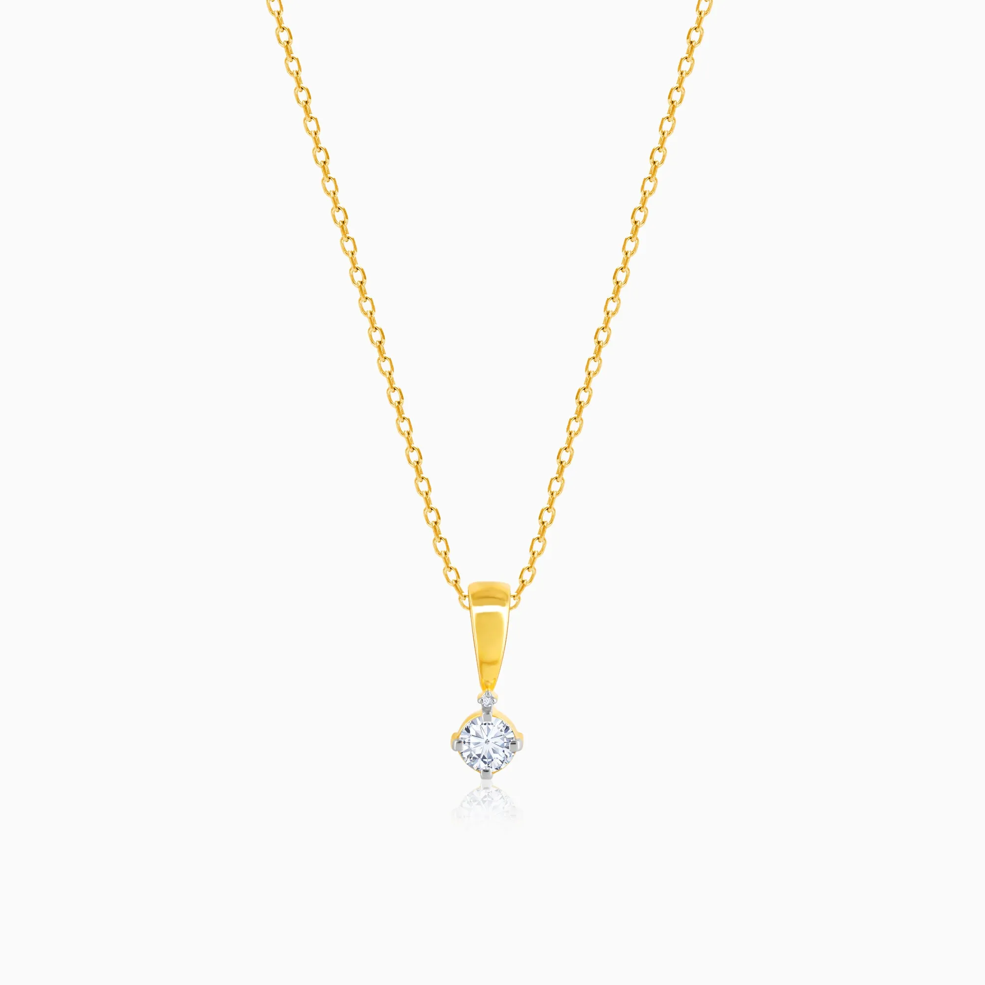 Gold Alluring Diamond Pendant