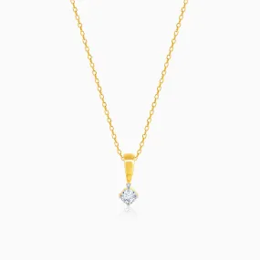 Gold Alluring Diamond Pendant