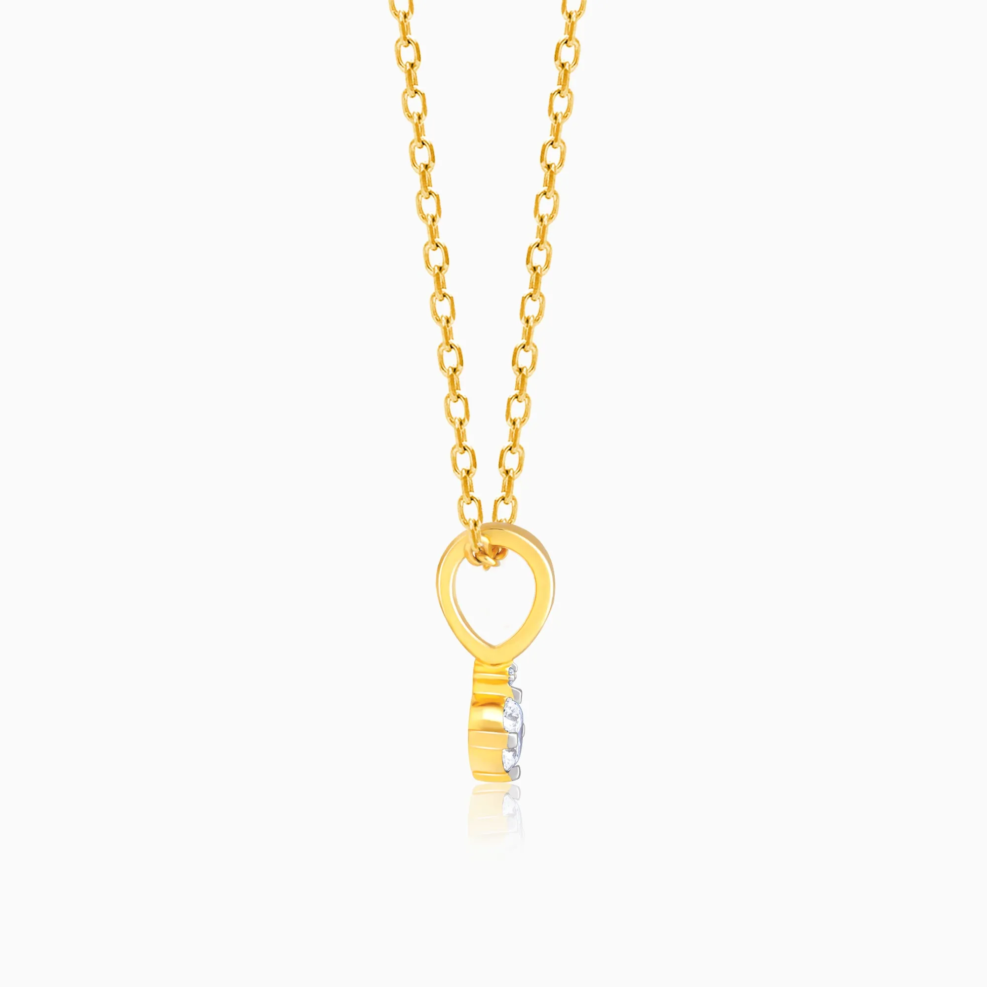 Gold Alluring Diamond Pendant