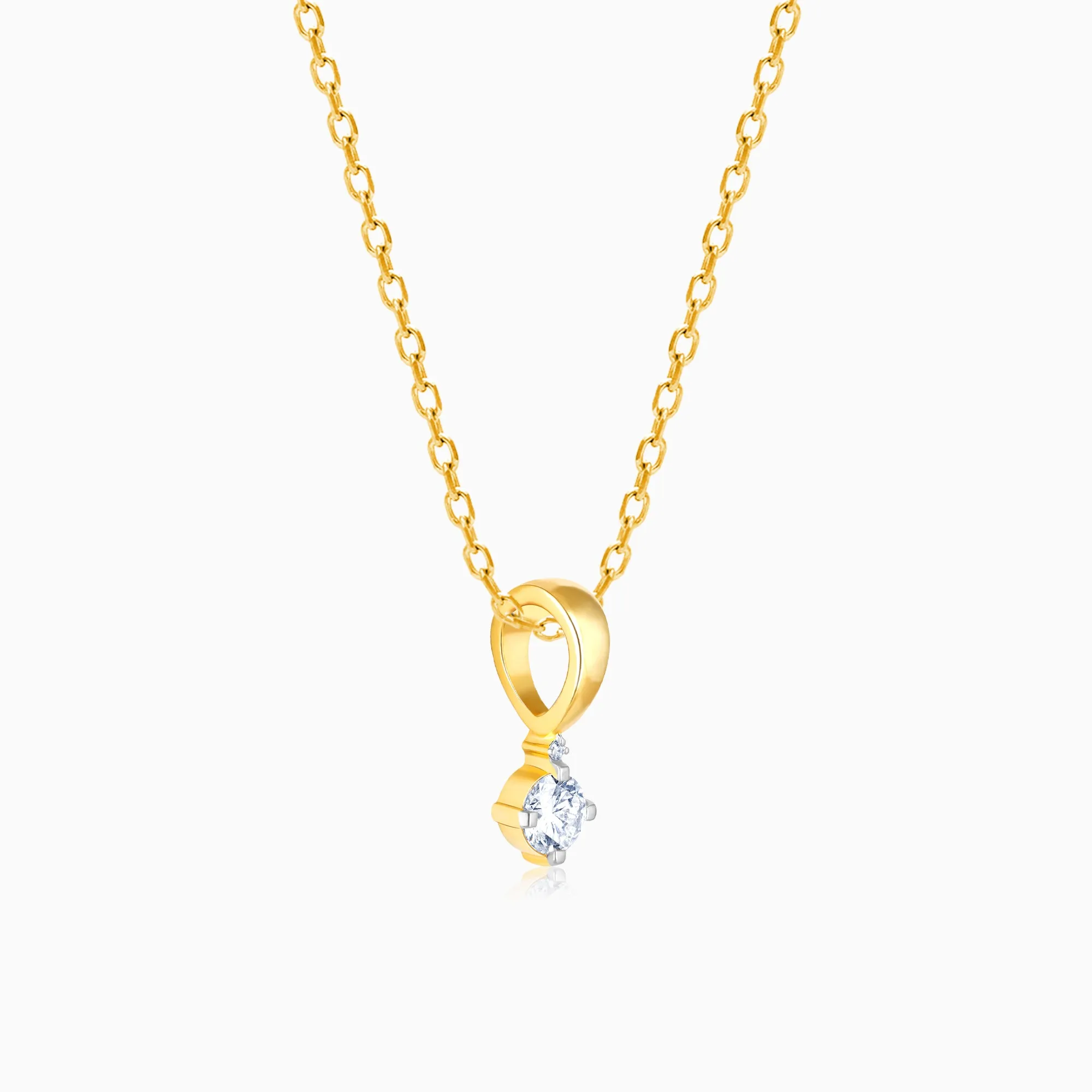 Gold Alluring Diamond Pendant