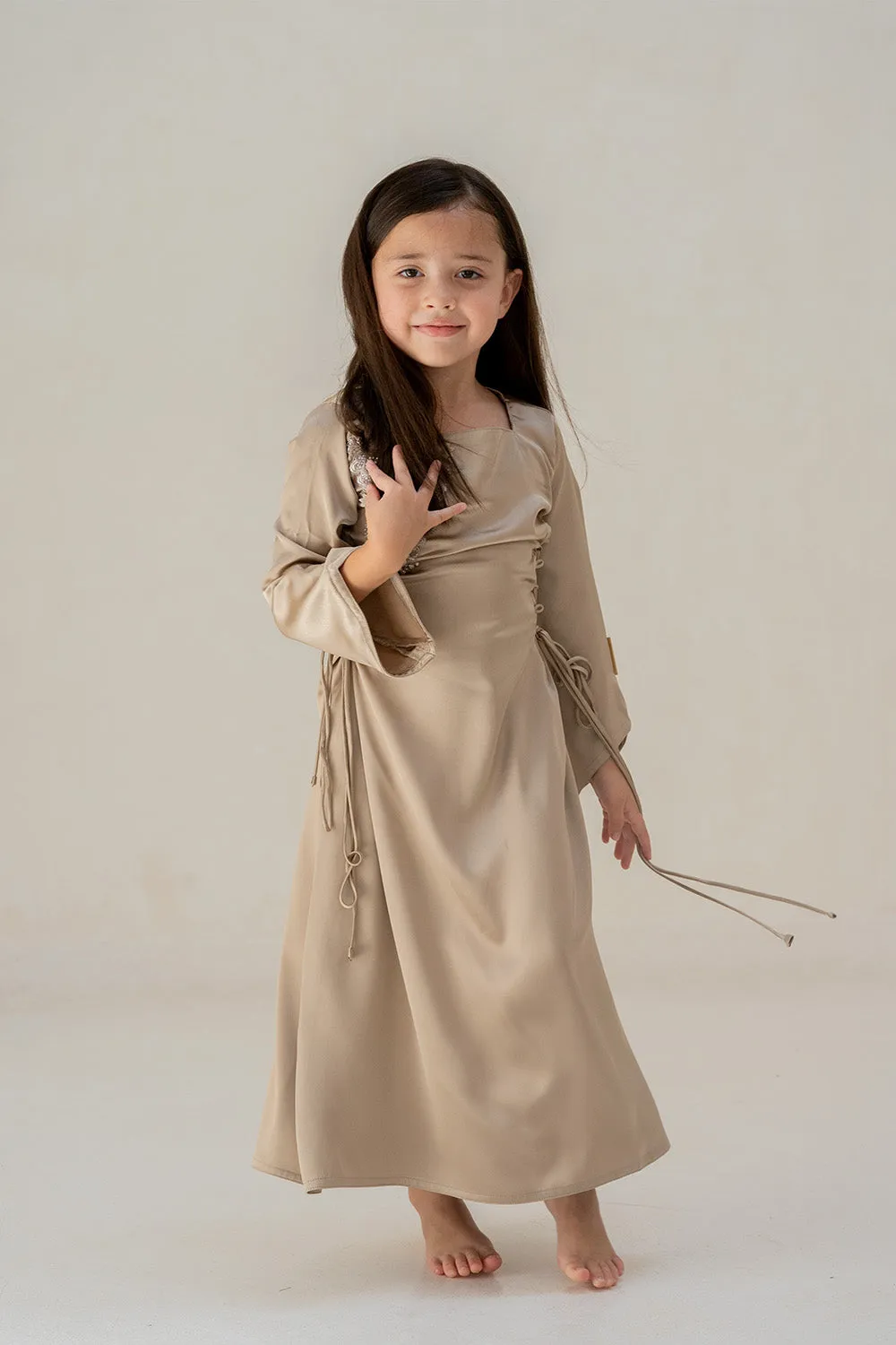 Golden Grace Kids Abaya