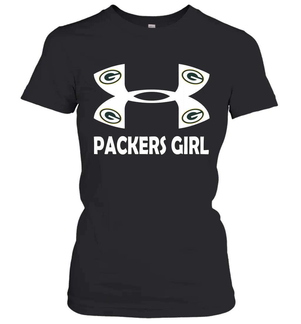 Green Bay Packers Girl Under Armour Football Short Sleeve