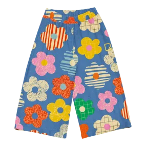 Happy Flowers Wide Leg Pants