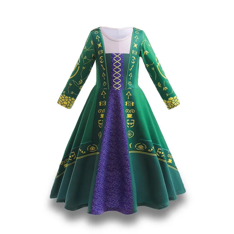 Hocus Pocus Winifred Sarah Inspired Girls Dress